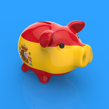 Piggy bank - 3D Illustration