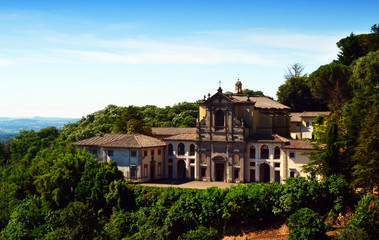 Obraz premium Church of Santa Teresa. Caprarola, Lazio, Italy