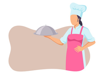 Female chef