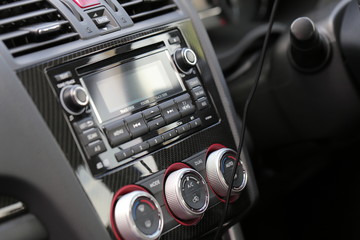 Fototapeta premium Modern sport car's interior design