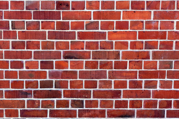 Close up of a red brick-wall - Image