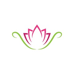 Lotus flowers logo