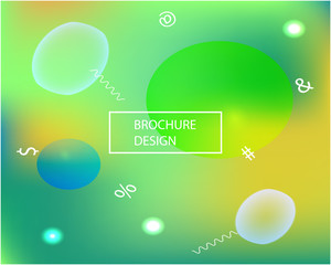 Trendy fresh banner.