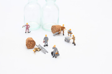 Workers and work accident.