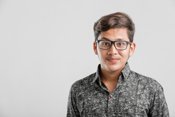 Indian / Asian Collage boy in formal dress and  wearing spectacles