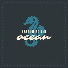 Summer holidays typography inspirational quote design for poster or apparel