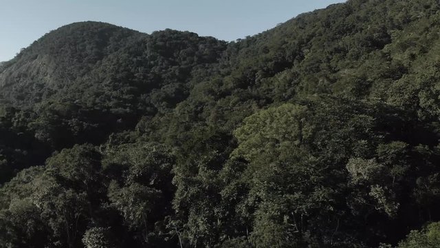 drone pushback aerial drone footage