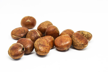 Chestnut Is a type of bean that contains carbohydrates or starch as a component.
