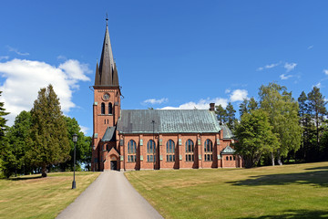 Die Kirche von Alnö in Schweden