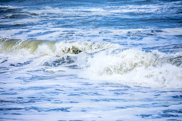 stormy ocean scenery background