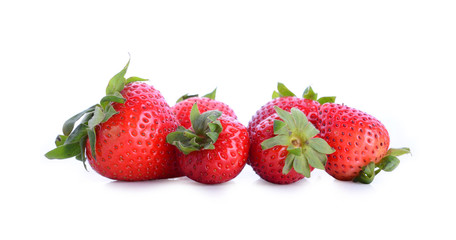 Strawberry isolated on white background.