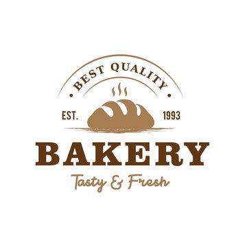 Bakery labels, emblem, badges and design elements, logo vector on white background