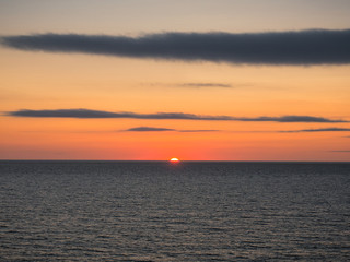 Sunset at Tudweiliog on the Llyn Peninsula, Gwynedd, Wales, UK