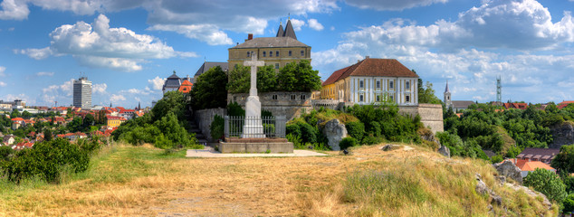 Die Burg von Veszprem in Ungarn