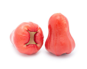 rose apple isolated on white background. with clipping path.