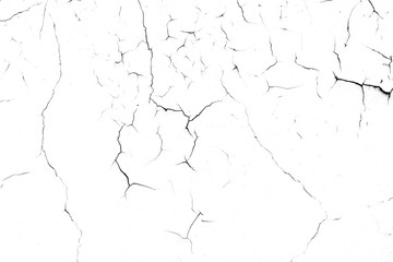 Fototapeta premium Texture of cracked concrete. grunge background. Wall of cracked concrete.