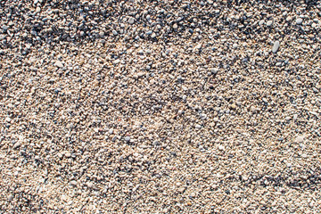 Surface of small stones.