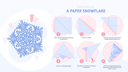 How to make christmas blue snowflake diy