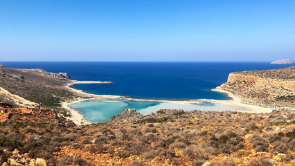 Balos Beach View Kreta Strand Griechenland Crete Kissamos Chania