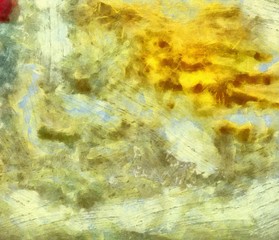 Art texture, creative oil background, striped and splashes, concrete simple original grunge backdrop, dry textured oil paint, template for cards, banners and prints designed.