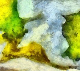 Art texture, creative oil background, striped and splashes, concrete simple original grunge backdrop, dry textured oil paint, template for cards, banners and prints designed.