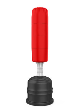 Punching Bag Stand Isolated