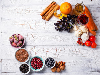 Cancer fighting products. Food for healthy