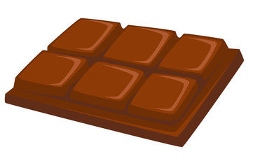 Dessert chocolate bar sweet food isolated dish