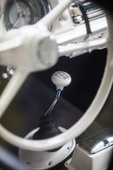 Gear shifter of a vintage car