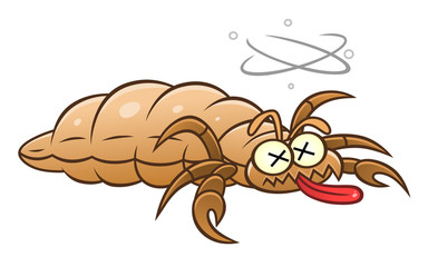 Defeated louse