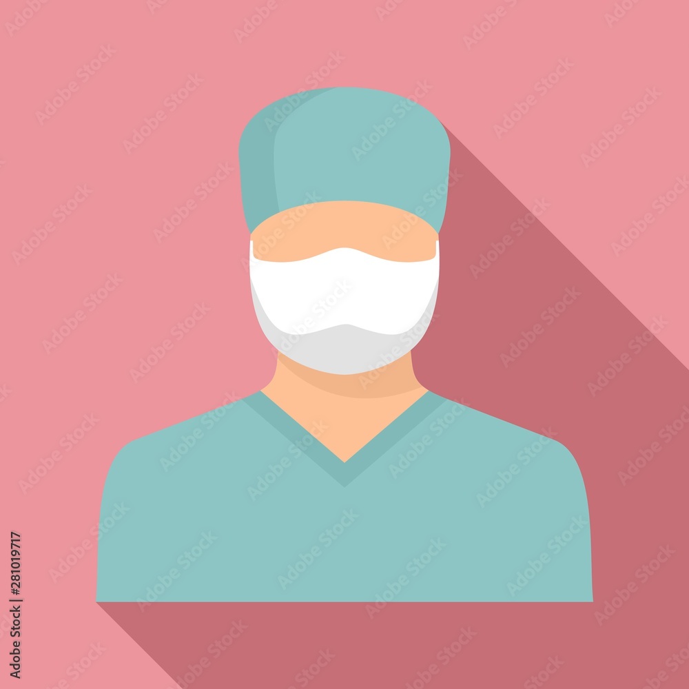 Canvas Prints doctor avatar icon. flat illustration of doctor avatar vector icon for web design