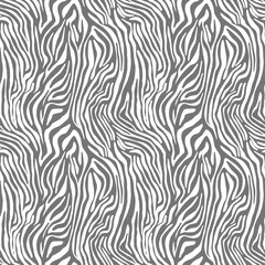Zebra print. Vector animal seamless pattern