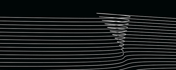 Wave Stripe Background. Grunge Line Textured Pattern Background.