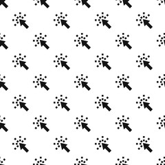 Cursor internet pattern seamless vector repeat geometric for any web design