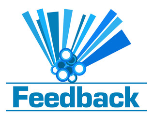 Feedback Blue Graphical Element Text 