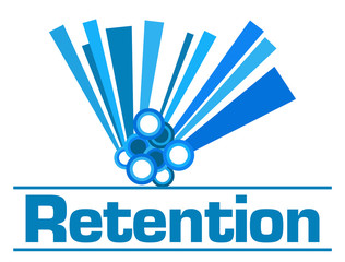 Retention Blue Graphical Element Text 