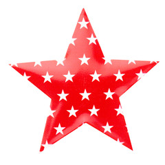 Christmas decor closeup on a white background. Isolated - Image