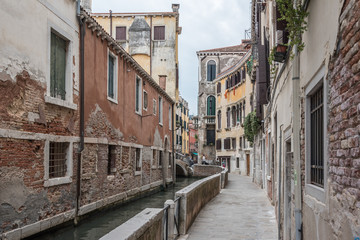 Obraz na płótnie Canvas Am Kanal in Venedig