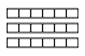 Three videotapes of the same size are arranged side by side in a white background.