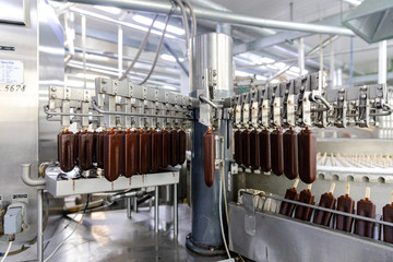 The conveyor automatic lines for the production of ice cream