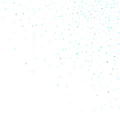 Blue, cyan, turquoise glitter stars confetti