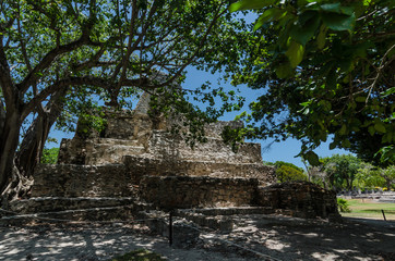 Archaeological Site of El Meco, Cancún, México