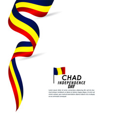 Chad Independence Day Celebration Vector Template Design Illustration