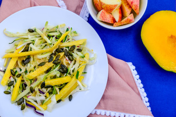 Fresh Healthy Summer Mango Fruit Salad