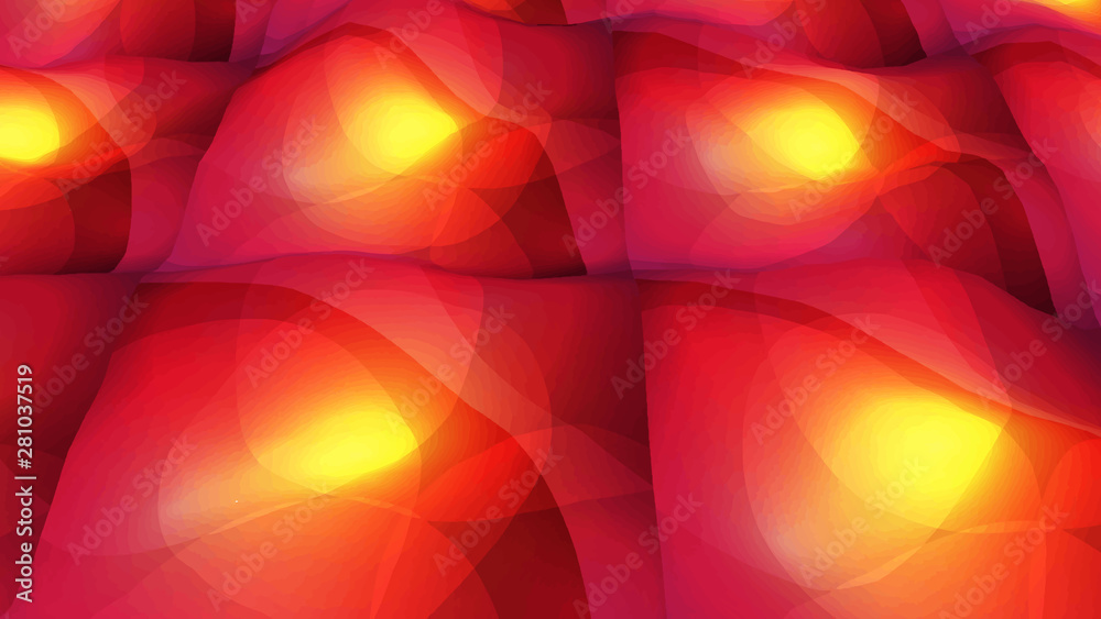 Poster gradient wave. 3d wavy background with dynamic effect. vector illustration.