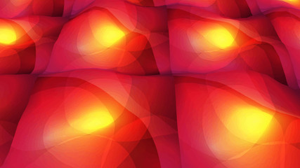 Gradient wave. 3D wavy background with dynamic effect. Vector illustration.