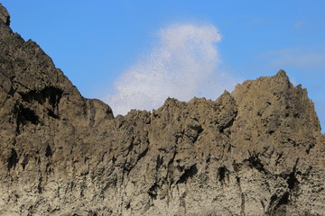 El romper de las olas