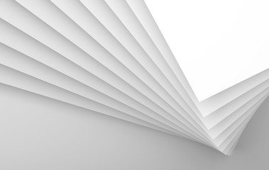 Abstract 3d white digital graphic background