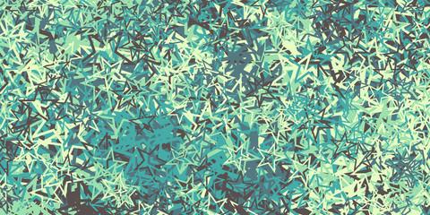 Abstract Generative Art color distributed Stars background illustration