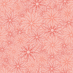 Poinsettia seamless texture pattern background design. Holiday season pattern print.